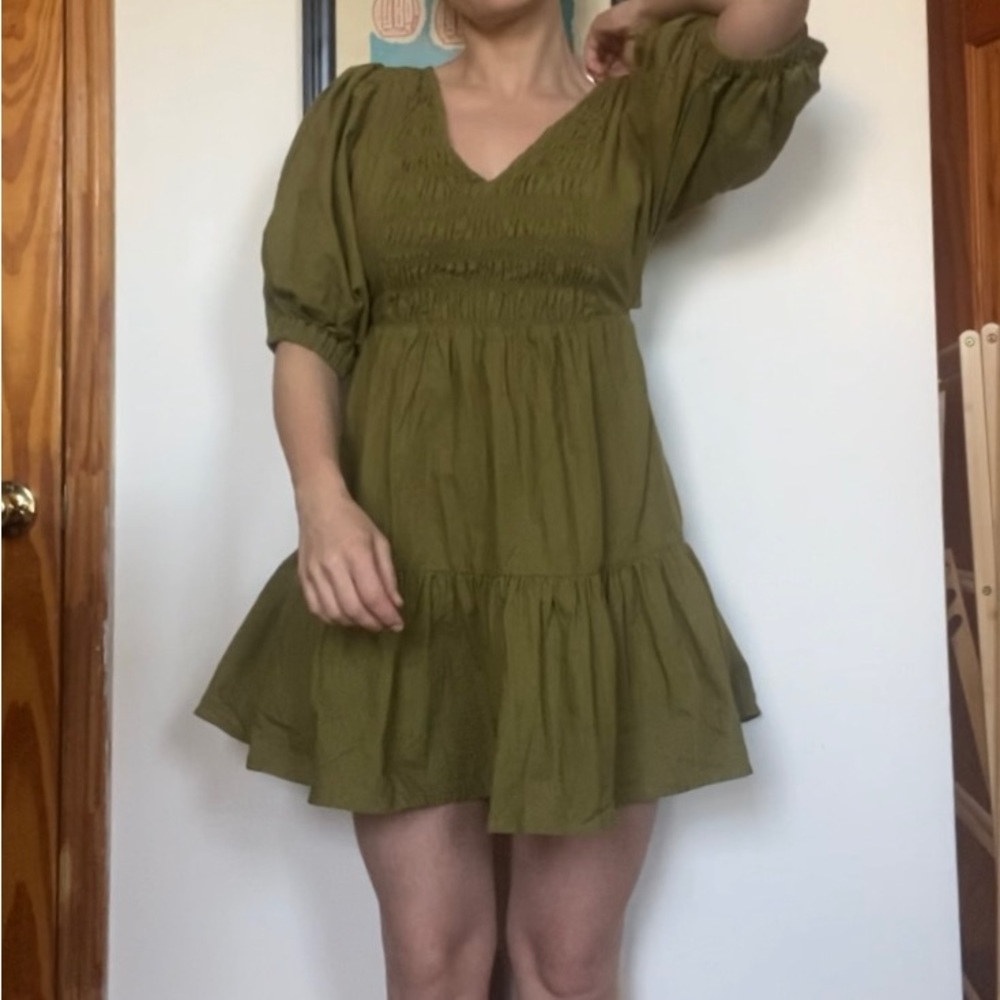 Rue Stiic Green Dress